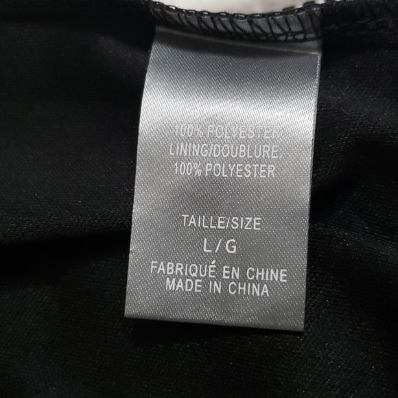 Suzy Shier Sequin Black Dress Size L - Picture 8 of 8